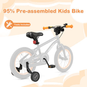 14-Inch Kids Bike Sport Bicycle for 3-5 Years Old with Adjustable Seat-14 inches