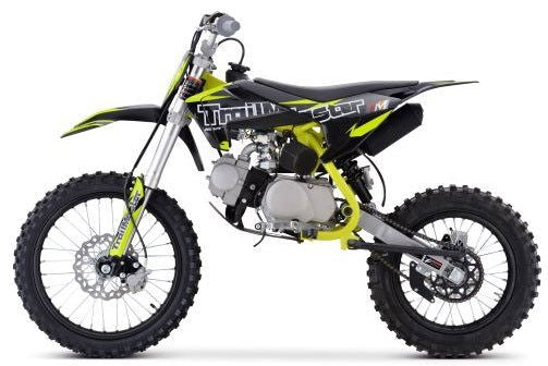 TrailMaster TM24 125cc Dirt Bike 4-Speed Semi Auto (17/14), Ages 12 and up