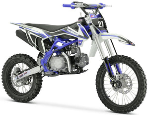 TrailMaster TM27 125cc Large Frame, Dirt Bike 4-Speed Manual (17/14), Ages 12 and up