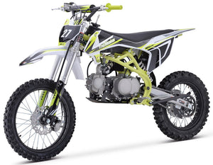 TrailMaster TM27 125cc Large Frame, Dirt Bike 4-Speed Manual (17/14), Ages 12 and up