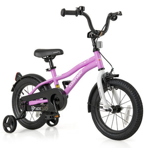 Kids Bike 14-Inch Children Training Bicycle with 2 Brake for 3-5 Years Old