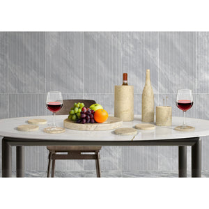 10 Pieces Luxury Natural Marble Dining Room Accessories Set by Couch.com
