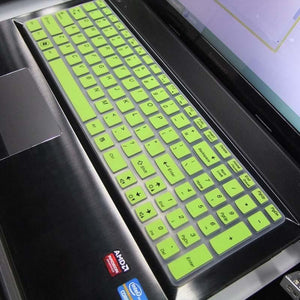 15.6 inch Silicone Keyboard Protector Cover Skin Perfect Fit Silicone Skin Keyboard Covers For Laptops Gaming Laptop Keyboard Skin Protector For Gaming Lovers