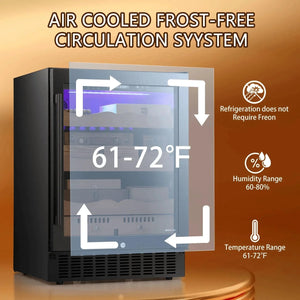 15 Inch Cigar Humidor Electric Humidor Silver Steel X5196