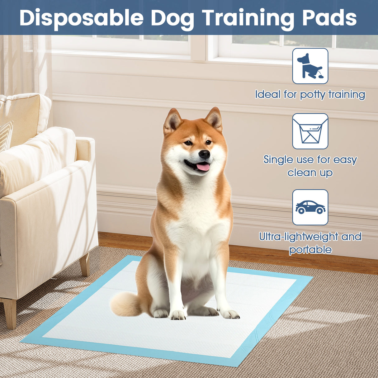150 pieces 30 x 30 Inch Pet Wee Pee Piddle Pad