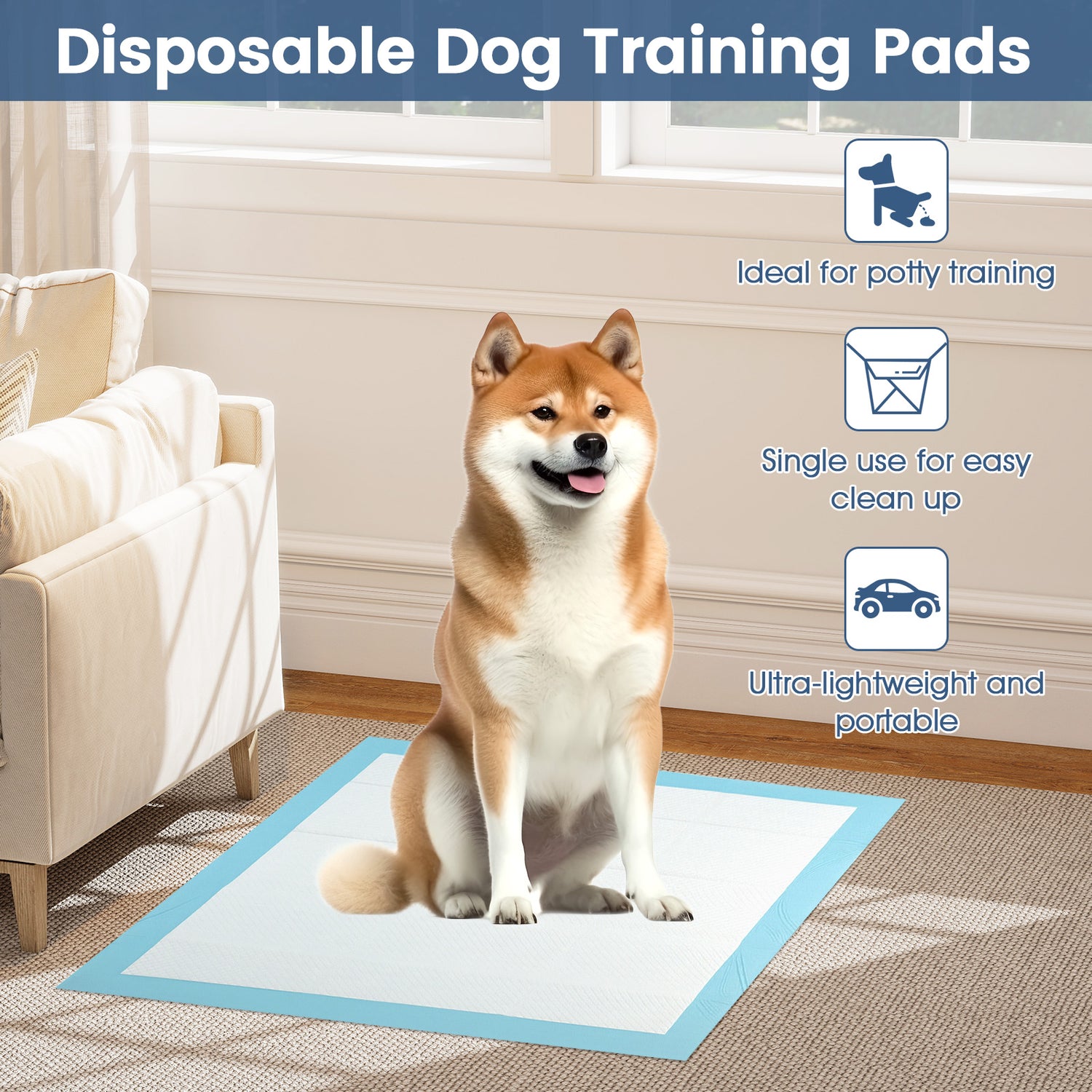 150 pieces 30 x 30 Inch Pet Wee Pee Piddle Pad