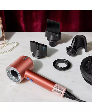 DYSON HAIR DRYER SUPERSONIC NURAL-STRAWBERRY BRONZE/BLUSH PINK