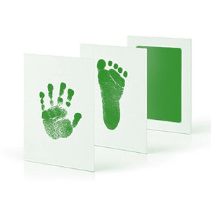 Baby hands and feet with oil