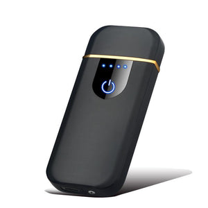 Modern Touch Electric lighter Plasma Lighters Dual arc Lighter USB lighters Flameless Rechargeable Lighter Windproof Lighter Electric lighters for  Men Gift Gadgets Accessories