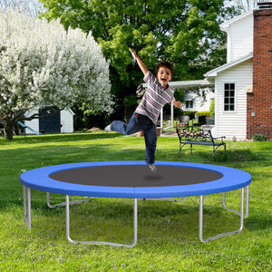 15 Feet Trampoline Pad Replacement Safety Pad with Fixing Straps (Blue)