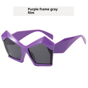 Oversized Square Cateye Polarized Sunglasses Big Trendy Style Fashionable Personality Big Frame Sunglasses New Fashionable & Popular Street Style Sunglasses For Women