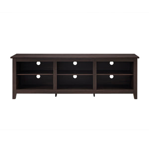 Modern Transitional 3 Shelf Open Storage 70" TV Stand For 80" TVs by Couch.com