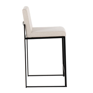 Fuji - Contemporary Modern Elegance, High Back Counter Stool by Couch.com