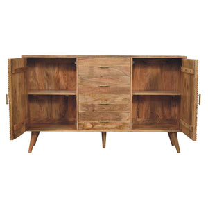 Soba - T Bar Large Nordic Chest - Oak by Couch.com