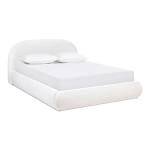 Archie Puffy Grounded - Upholstered Platform Bed by Couch.com
