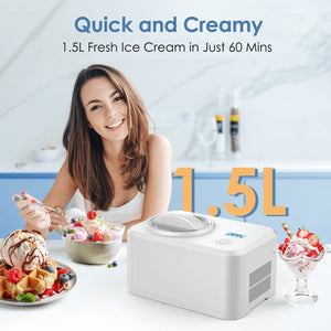 1.5L 2 in 1 Yogurt and Ice Cream Maker IC3915Y