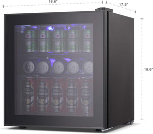 1.6 Cu.ft Mini Beverage Refrigerator and Cooler W5836H