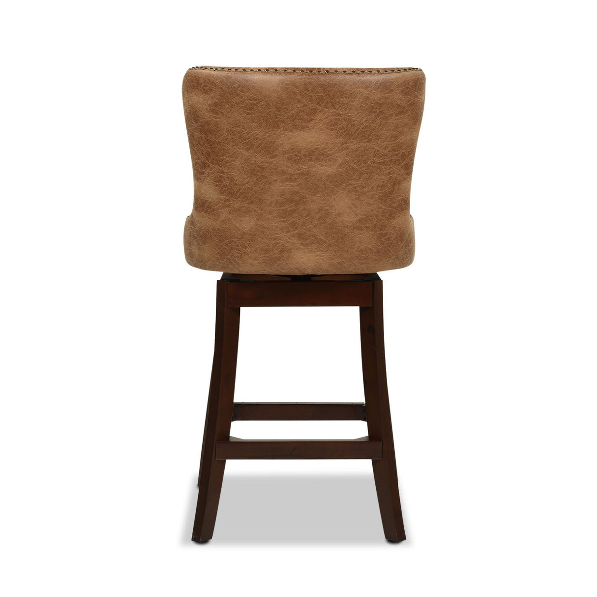 Holmes - Tufted High Back 360 Swivel Counter Height Barstool by Couch.com