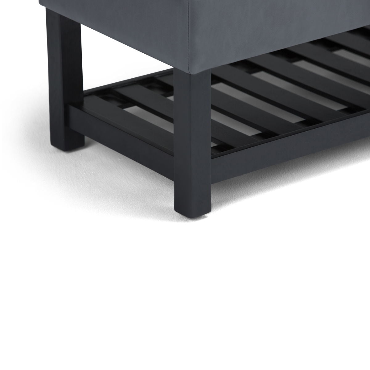 Saxon - Upholstered Transitional Storage Ottoman Bench by Couch.com