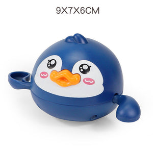 Baby Playing In Water Bath Toys