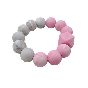 Spot Wholesale Baby Teether Bracelet Food Grade Silicone Baby Soothing Molars
