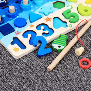 Children'S Toys, Puzzles, Puzzles, Baby Numbers, Early Education, Intellectual Development, Wooden 1 Toddler Boys