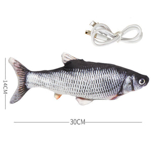 Simulation Fish Toy, Electric Cat Toy, Usb Charging, Beating Fish Plush Toy