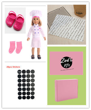 Doll Clothes Americangirl Accessories Chef Clothes