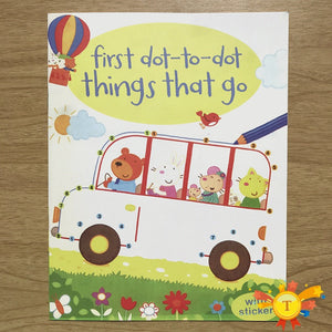 Children coloring sticker book