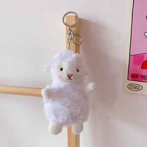 Cute Girl Cute Pendant Plush Doll Lamb Doll Doll Bag Pendant Soft Cute Accessories Keychain