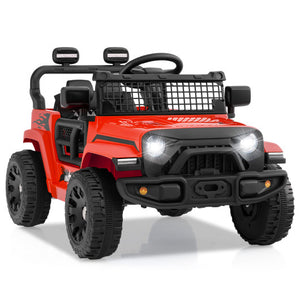12V Kids Ride on Truck Car Battery Powered Electric Vehicle-Red
