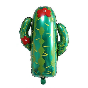 Tropical Plant Coconut Tree Cactus Aluminum Foil Balloon Earth Day Green Theme Decoration Supplies Children Birthday Party Gifts
