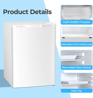 1.6\2.6\3.2 cu. ft Mini Fridge with Freezer