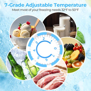 1.6\2.6\3.2 cu. ft Mini Fridge with Freezer