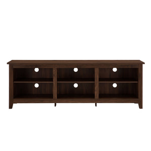 Modern Transitional 3 Shelf Open Storage TV Stand by Couch.com