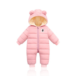 Padded down cotton suit