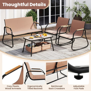 3 Pieces Kids' Room Bundle: Twin Bed Frame Wardrobe Closet Vanity Table and Stool Set