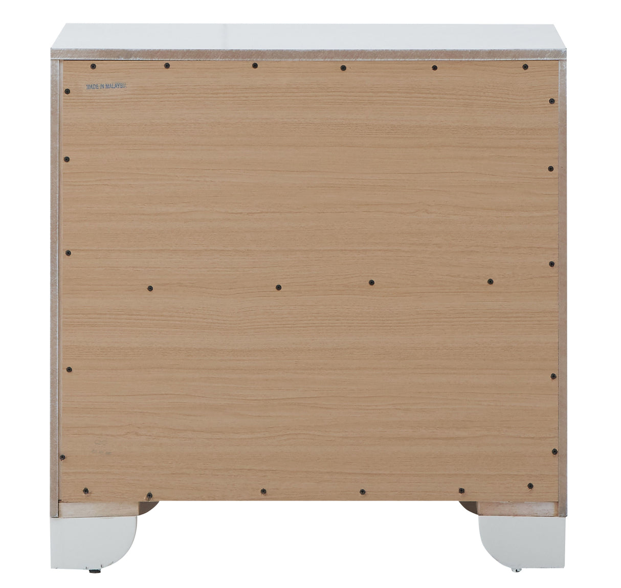 Nightstand Contemporary - Silver Champagne by Couch.com