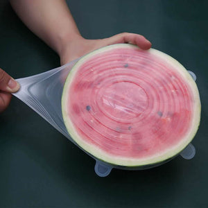 6-Pack: Reusable Silicone Stretch Lids