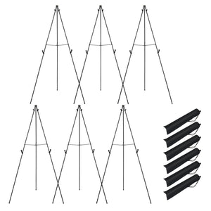 166 CM Metal Easel Stand Set 6-Pack-Black