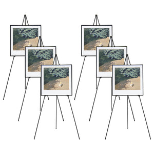 166 CM Metal Easel Stand Set 6-Pack-Black