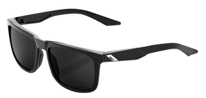 100% Blake Sunglasses - Polished Black - Grey PeakPolar 60028-00000