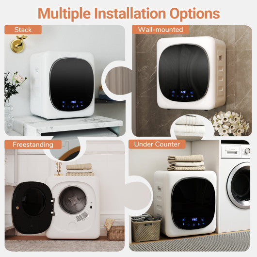 Portable Clothes Dryer Compact Drying Machine with Stainless Steel Tub
