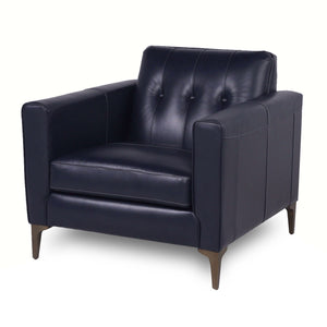 Mid-Century, Tufted Leather Chair by Couch.com