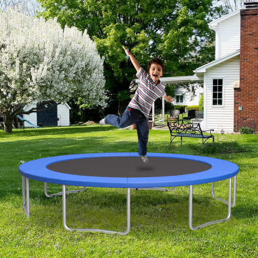 16 Feet Trampoline Pad Replacement Safety Pad with Fixing Straps (Blue)