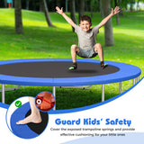 16 Feet Trampoline Pad Replacement Safety Pad with Fixing Straps (Blue)