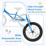 14 Inch Kids Bike with Removable Training Wheels for Aged 3-5 Years Old