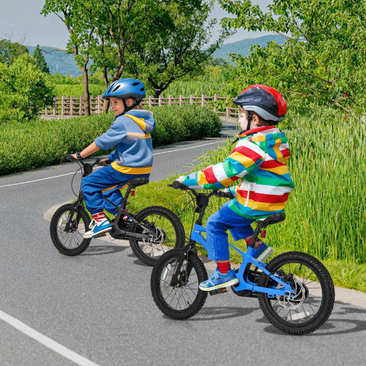 16 Inch Kids Bike Magnesium Alloy Training Bicycle Adjustable for 4 to 7 Years Old-16 inches
