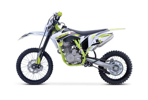 TrailMaster TM31 250cc Dirt Bike 5-Speed Manual Dual Disc Brakes, Electric Start with Kick backup (19/16)