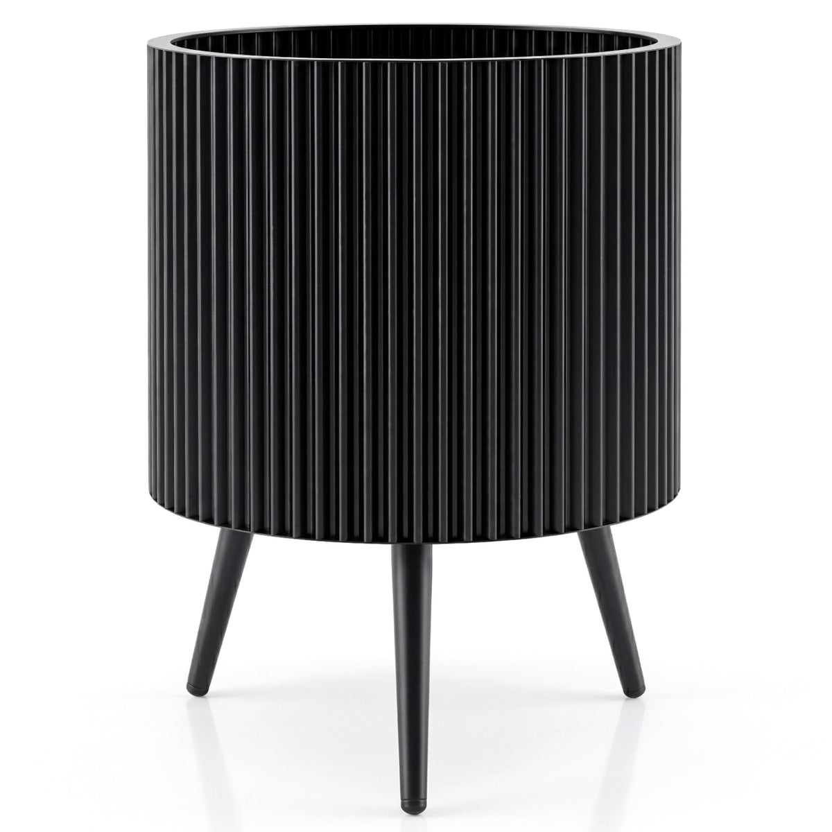 16.5 Inch Plant Pot with Stand and Tapered Legs for Garden